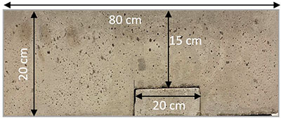 Figure 3a delamination sample