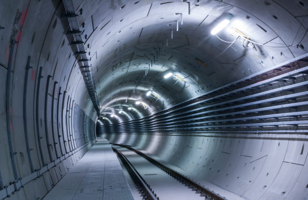 concrete tunnel